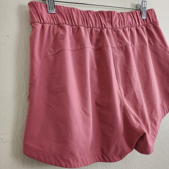 Lululemon Stroll At Sundown Short 3" Athletic Shorts In Cherry Tint - Picture 10 of 10